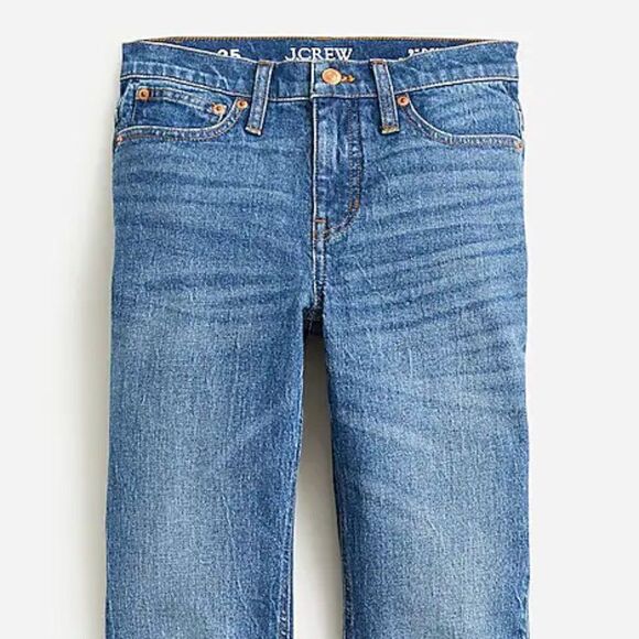 NWT J. Crew 9" Demi Boot Cut Crop Palmyra Hash Denim Jean BP487 Retails $128 - Picture 4 of 13